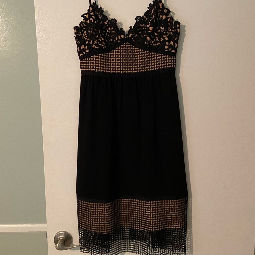 Theory Lace Black Dress
